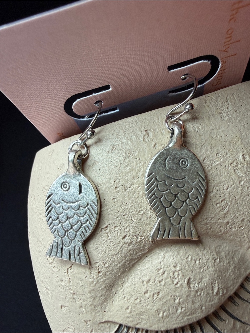 Silver Fish Dangle Earrings - Pets Fish Accessory